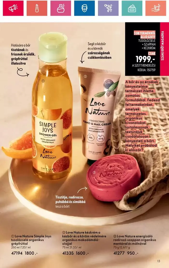 Katalógus ORIFLAME akciós december 29.-tól január 12.-ig 2025. - Oldal 13