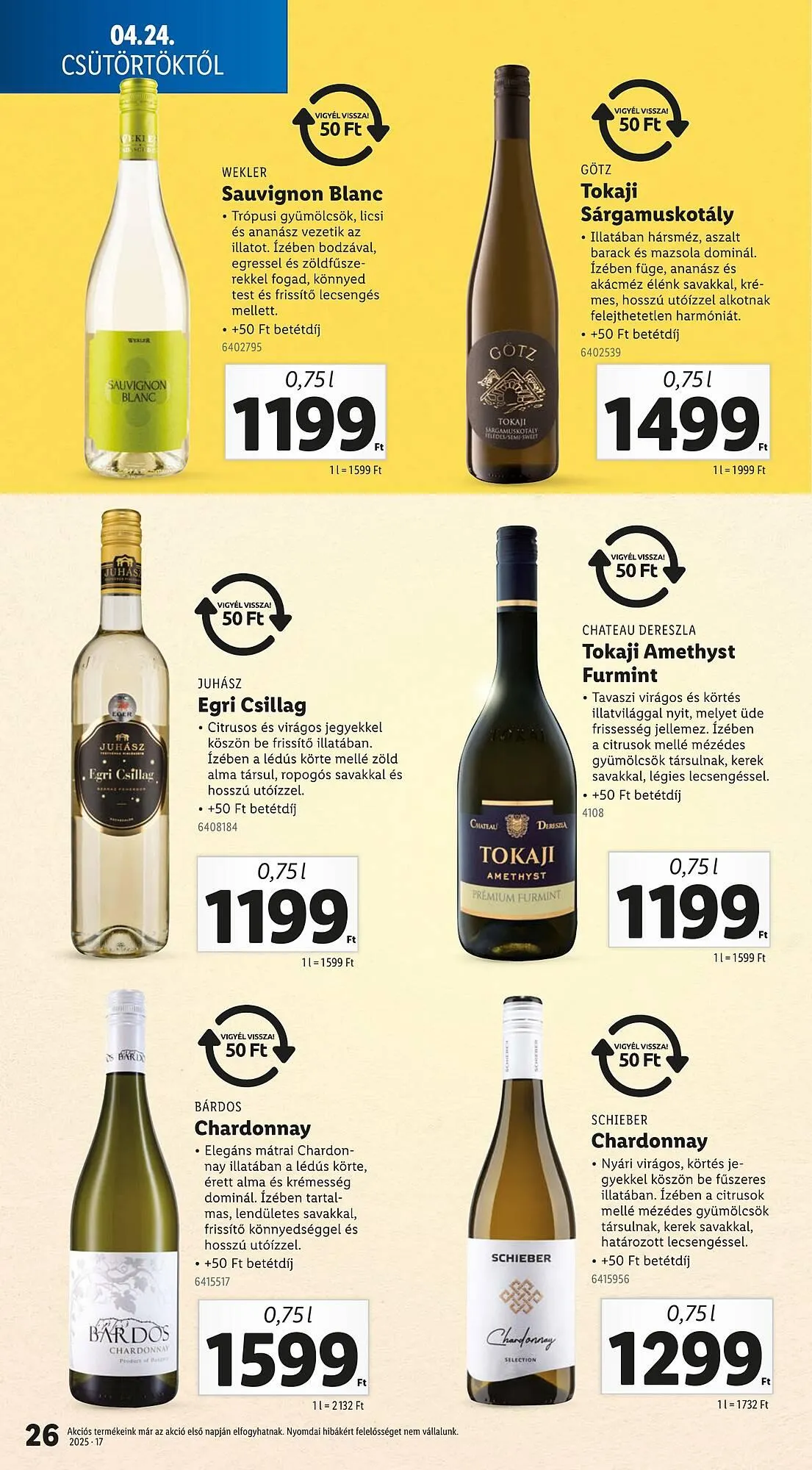 Katalógus Lidl akciós újság április 24.-tól április 29.-ig 2025. - Oldal 26