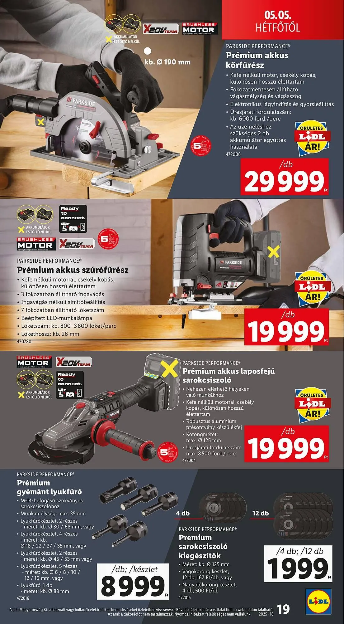 Katalógus Lidl akciós újság április 30.-tól május 4.-ig 2025. - Oldal 19