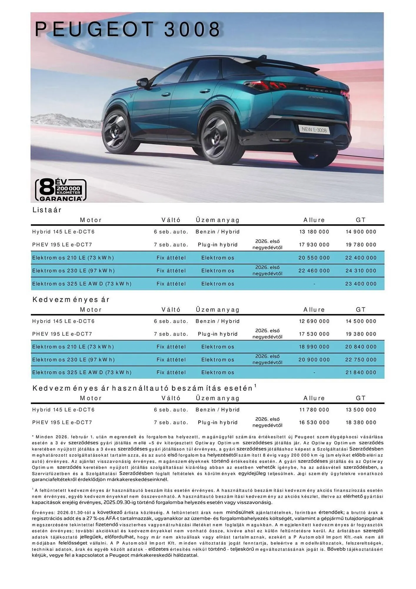 Katalógus Peugeot akciós újság április 4.-tól július 9.-ig 2026. - Oldal 2