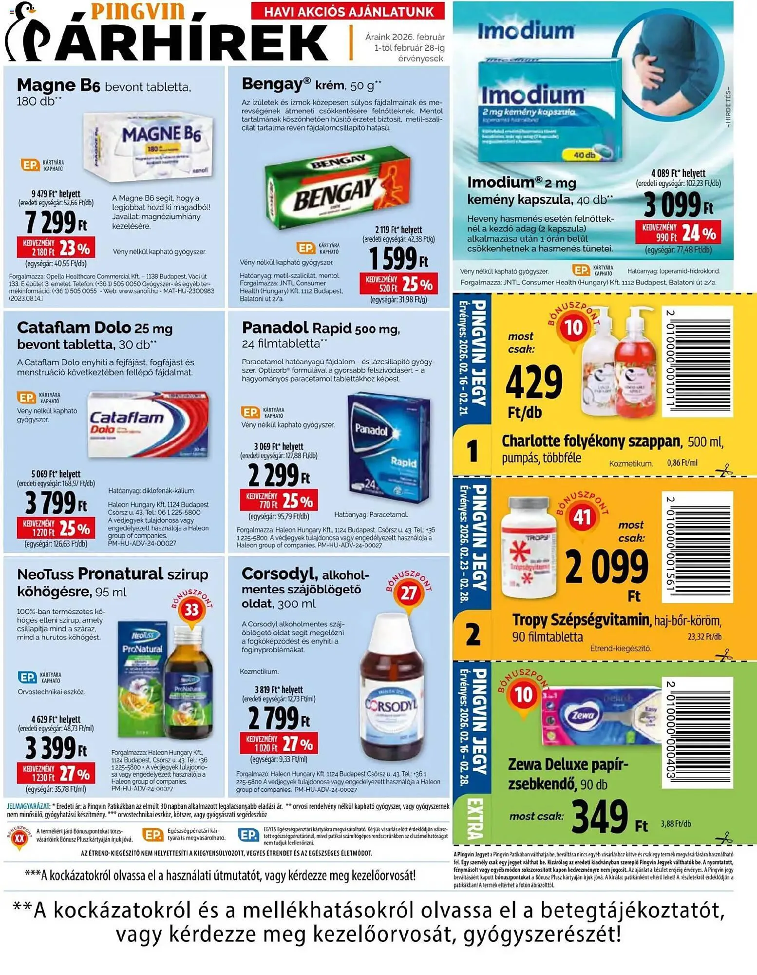 Katalógus Pingvin Patika akciós újság február 1.-tól február 28.-ig 2026. - Oldal 9