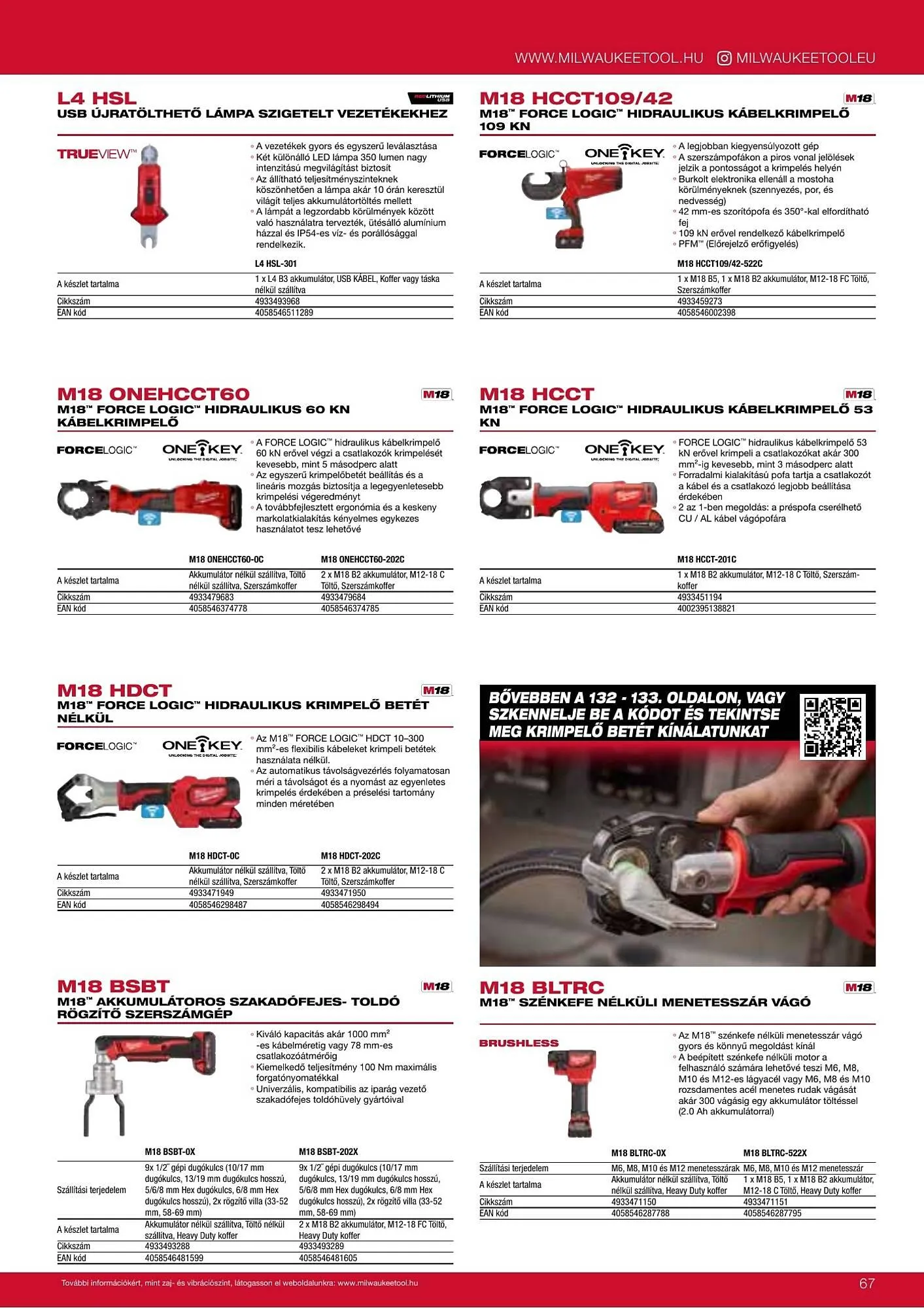 Katalógus Milwaukee akciós újság szeptember 16.-tól december 31.-ig 2026. - Oldal 67