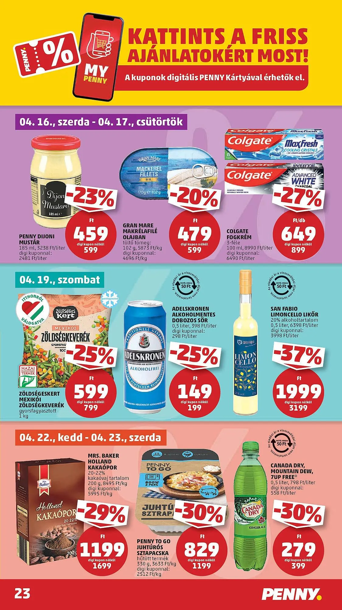 Katalógus PENNY akciós újság április 16.-tól április 23.-ig 2025. - Oldal 23