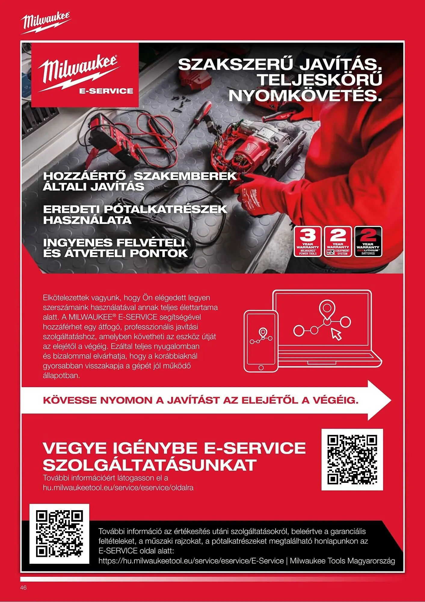 Katalógus Milwaukeetool akciós újság február 13.-tól július 31.-ig 2025. - Oldal 46