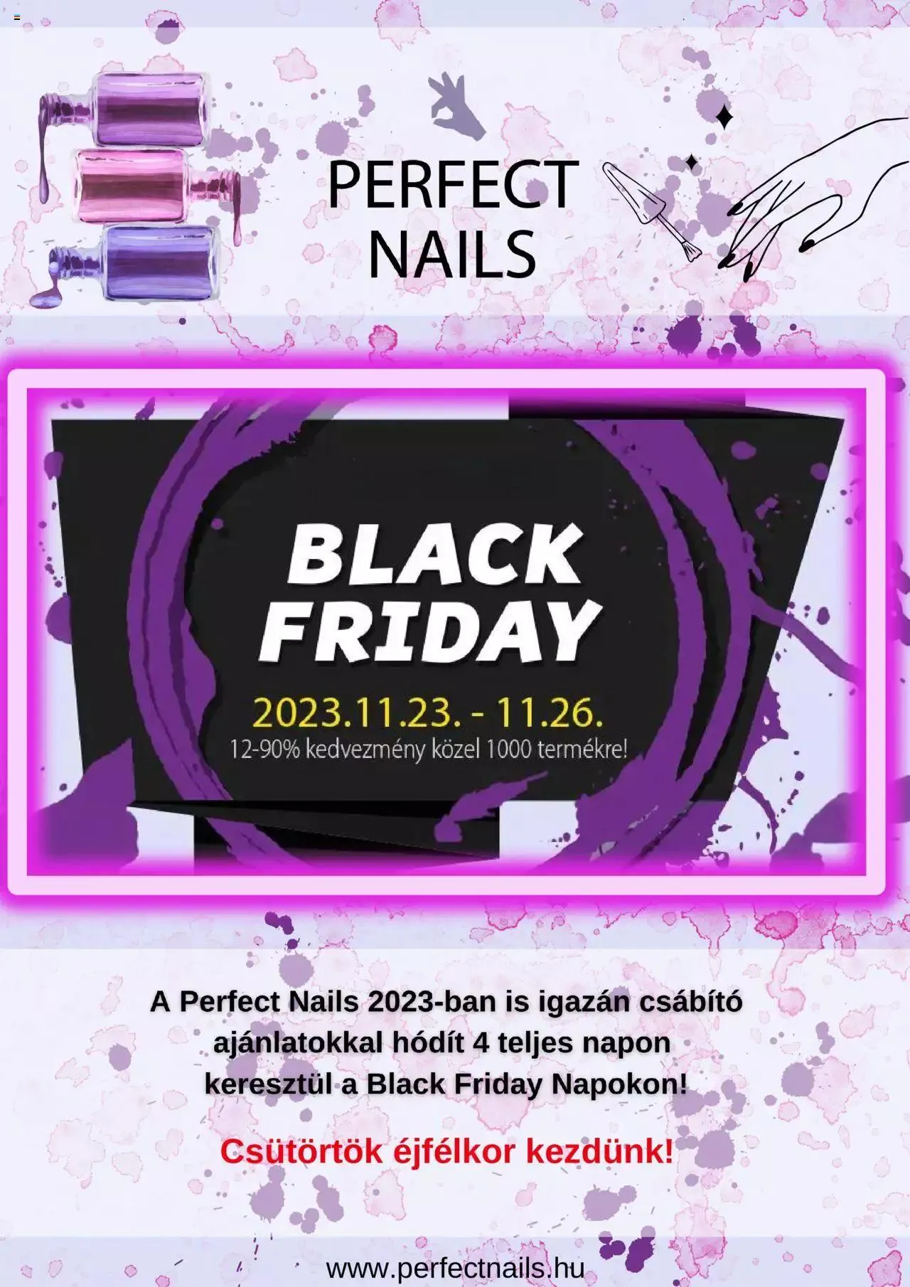Perfect Nails - Black Friday értesítés - 0