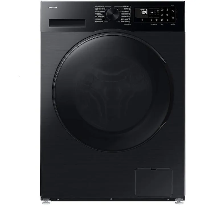 Samsung WD90DG5G34BBLE mosó- szárítógép, 9kg mosás, 5kg szárítás, 1400RPM, A energiaosztály, Super Speed 39, Space Max, Hygiene Steam, Air Wash, Smart Things, Digital Inverter motor, Fekete