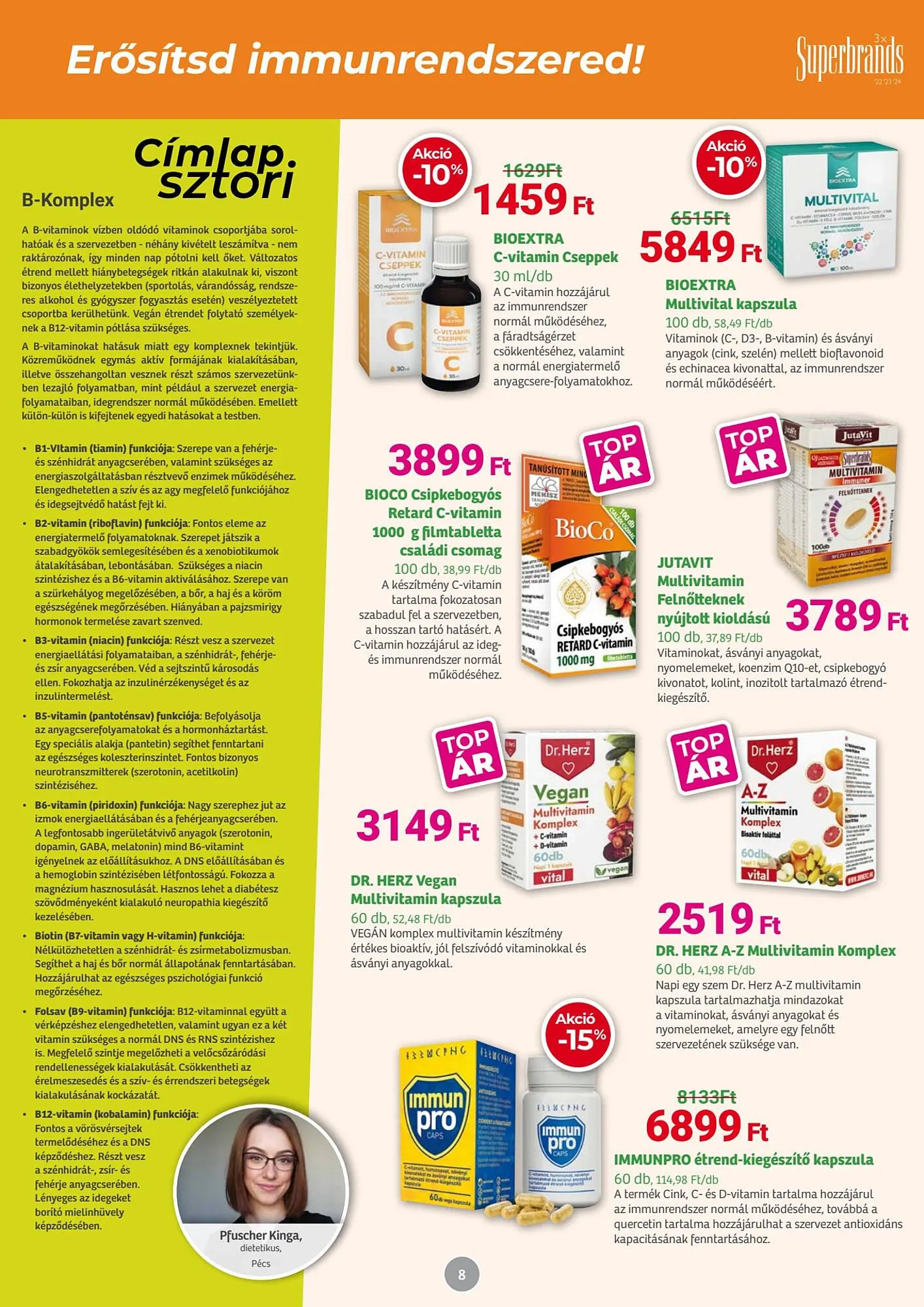 Katalógus Herbaház akciós újság március 3.-tól március 30.-ig 2025. - Oldal 8