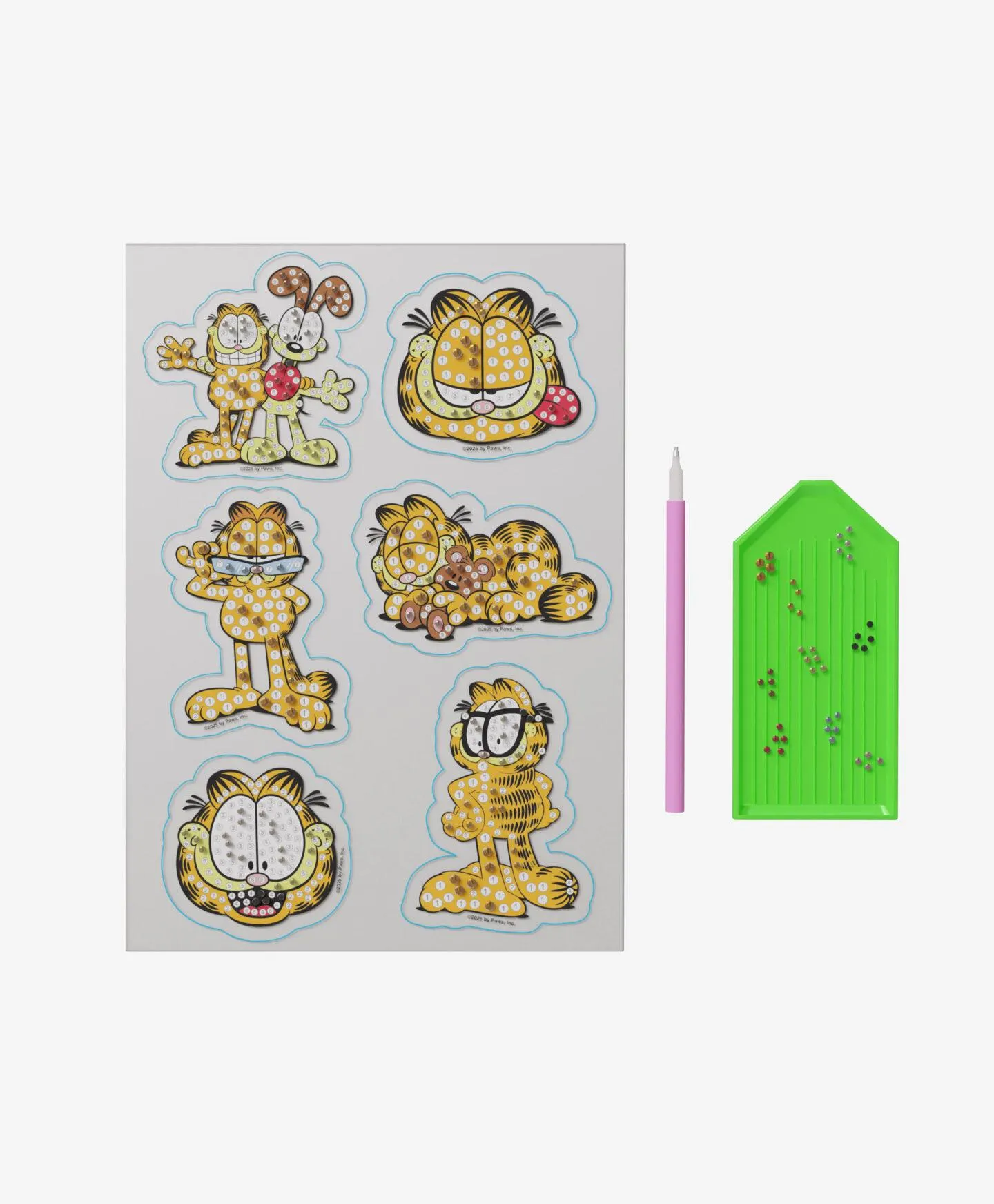 matrica Garfield mintával