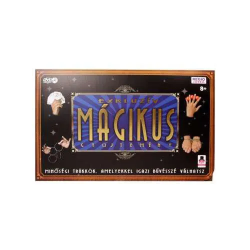 Vintage bűvészdoboz 75 trükkel