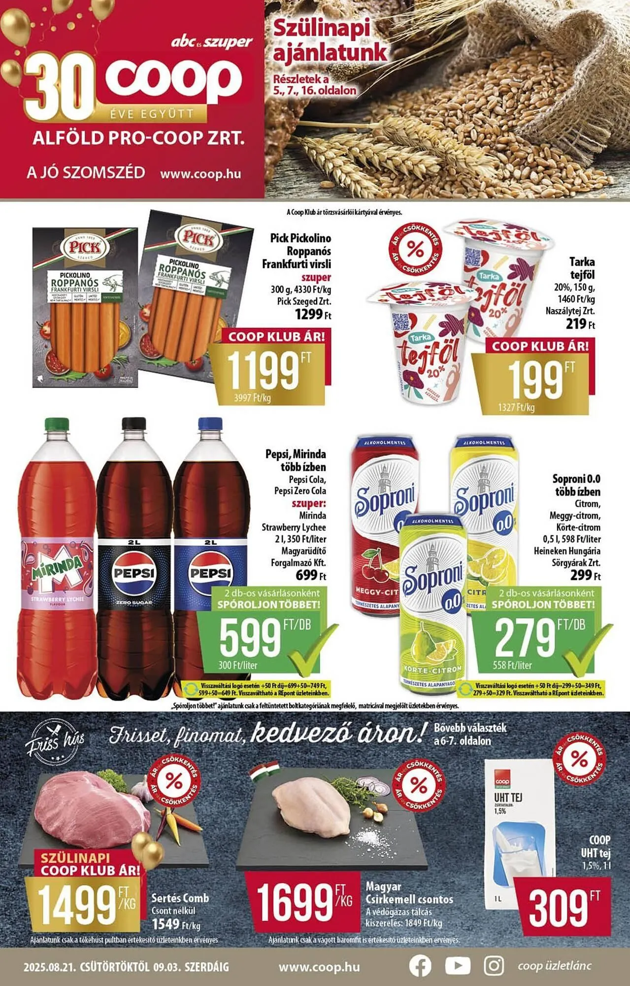 Coop akciós újság - 1