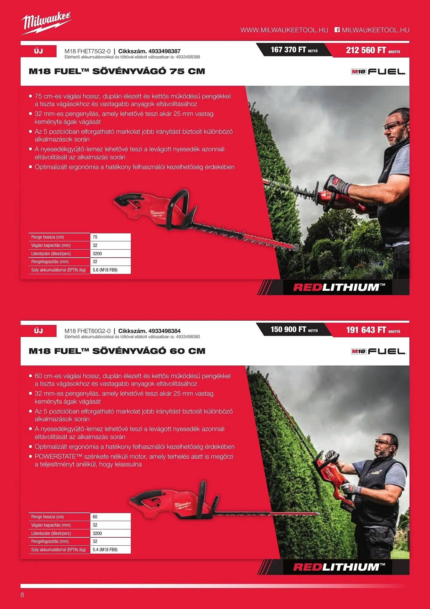 Katalógus Milwaukee akciós újság szeptember 16.-tól december 31.-ig 2025. - Oldal 8