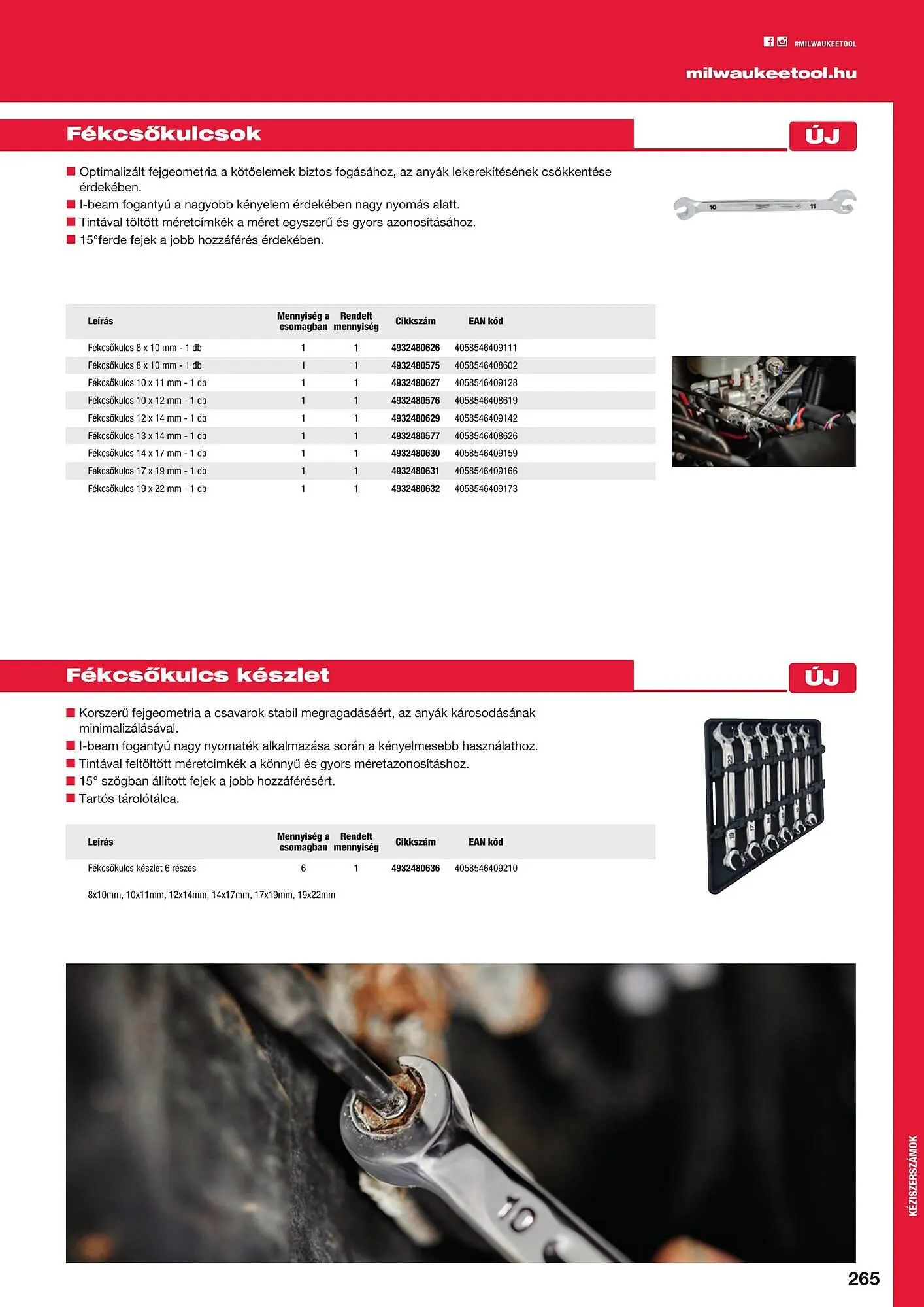 Katalógus Milwaukeetool akciós újság augusztus 14.-tól december 31.-ig 2024. - Oldal 265