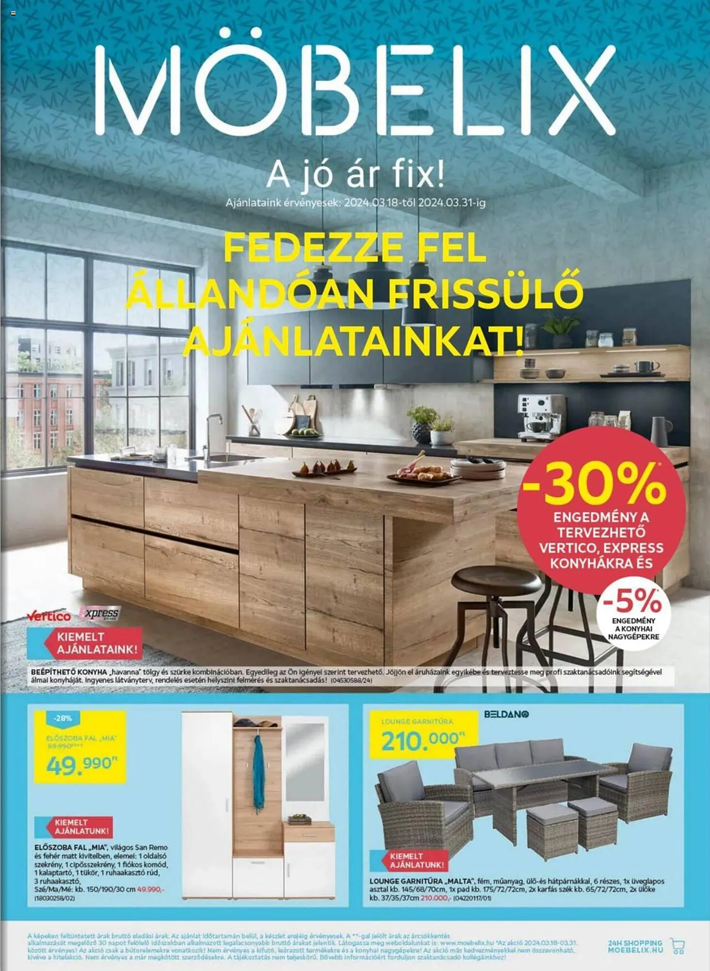 Katalógus Möbelix akciós újság március 18.-tól március 31.-ig 2024. - Oldal 1
