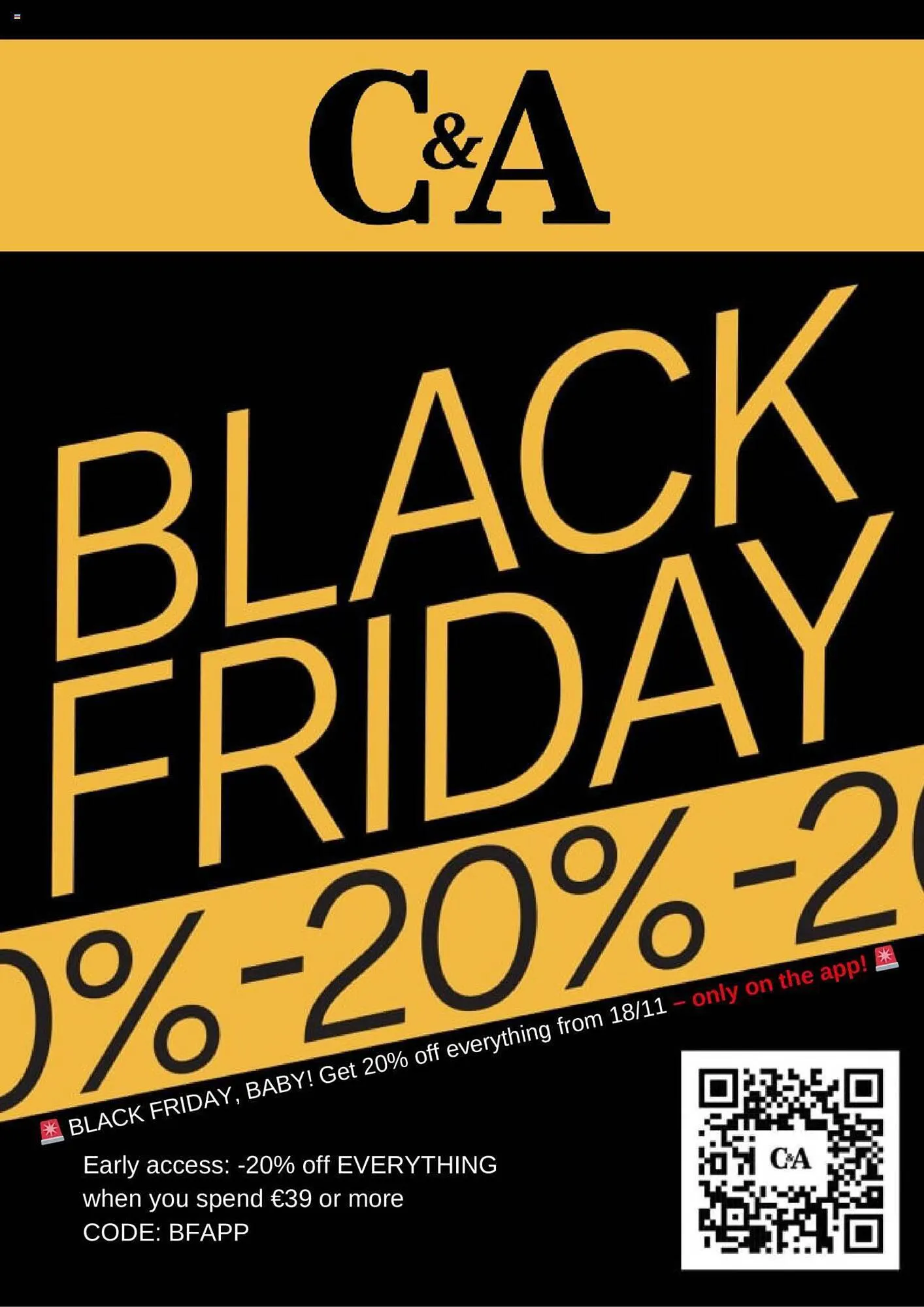 Katalógus C&A akciós újság november 18.-tól november 20.-ig 2023. - Oldal 1