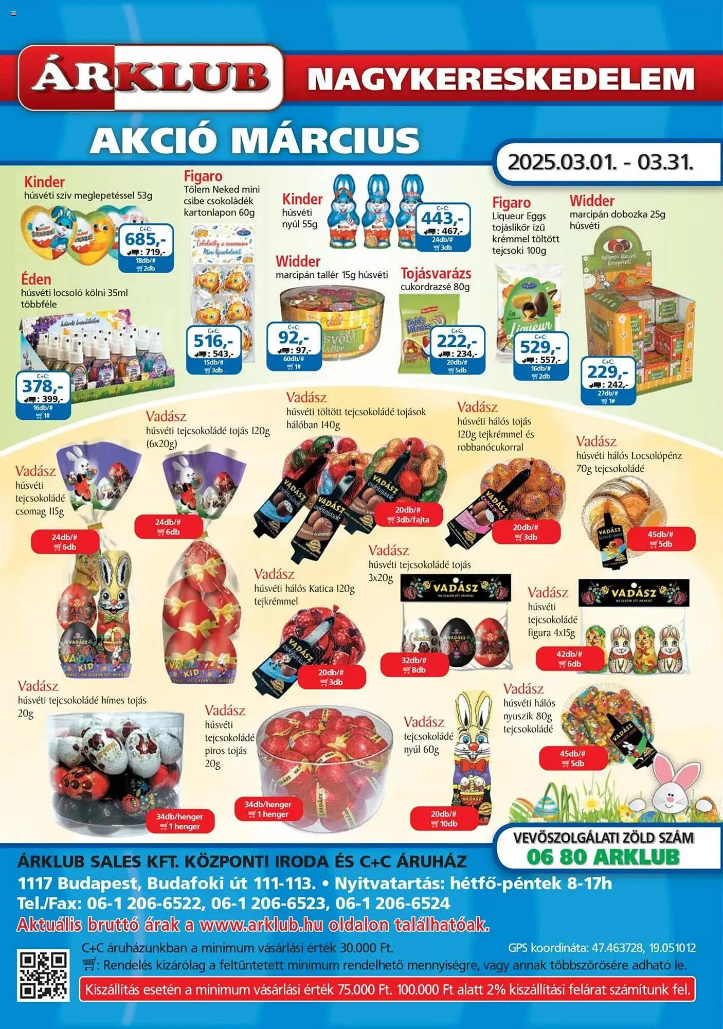 Katalógus ÁRKLUB akciós újság március 1.-tól március 31.-ig 2025. - Oldal 1