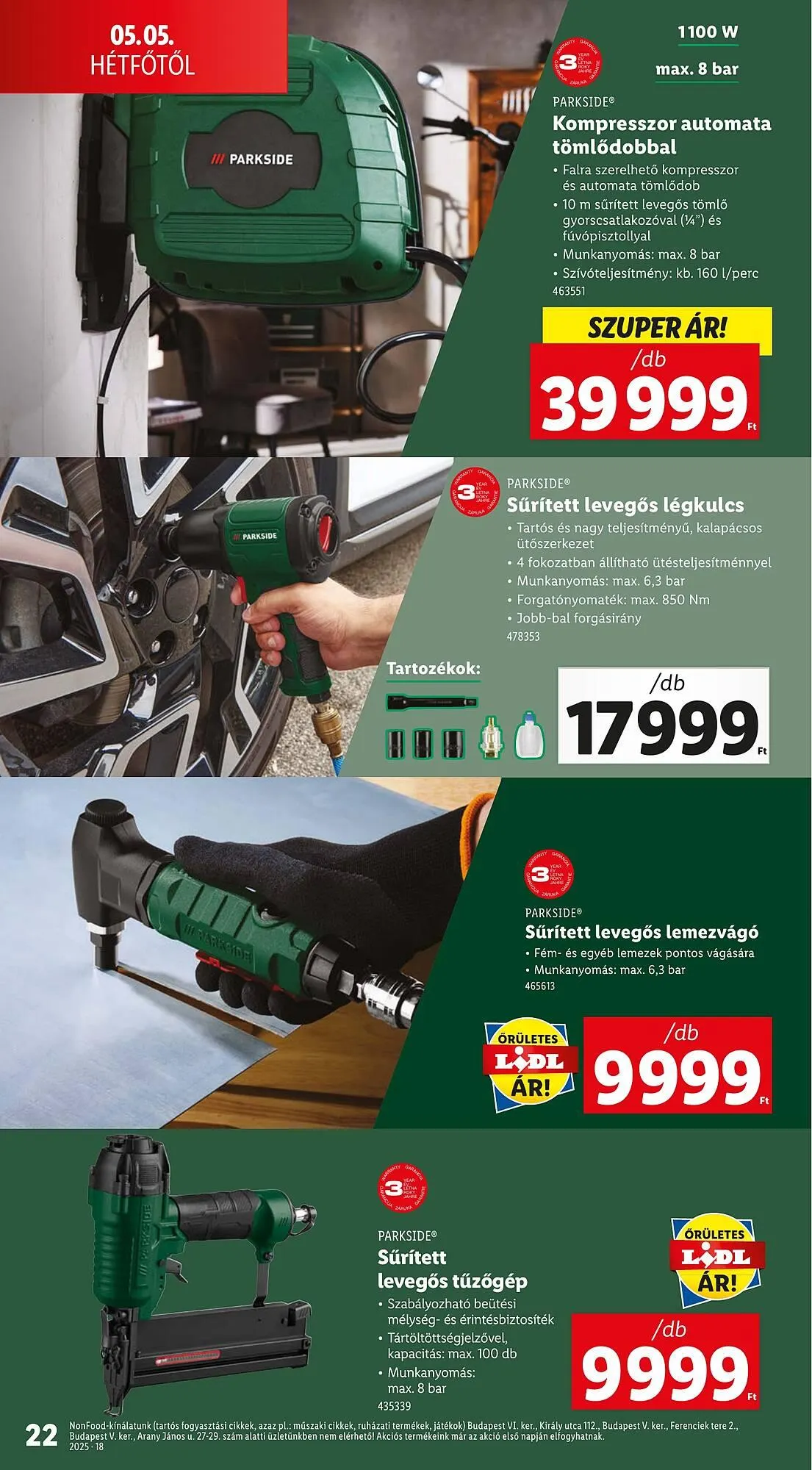 Katalógus Lidl akciós újság április 30.-tól május 12.-ig 2025. - Oldal 22