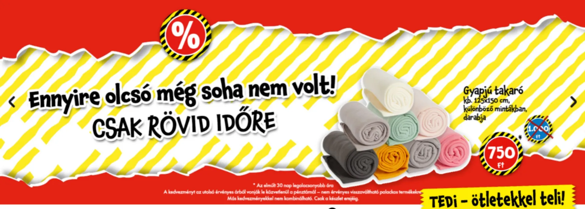Tedi akciós újság - 1