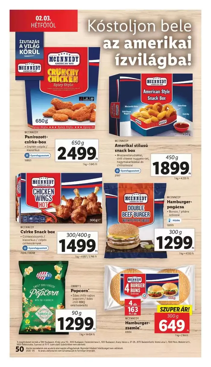 Katalógus Akciós újság – 05. hét január 30.-tól február 5.-ig 2025. - Oldal 50