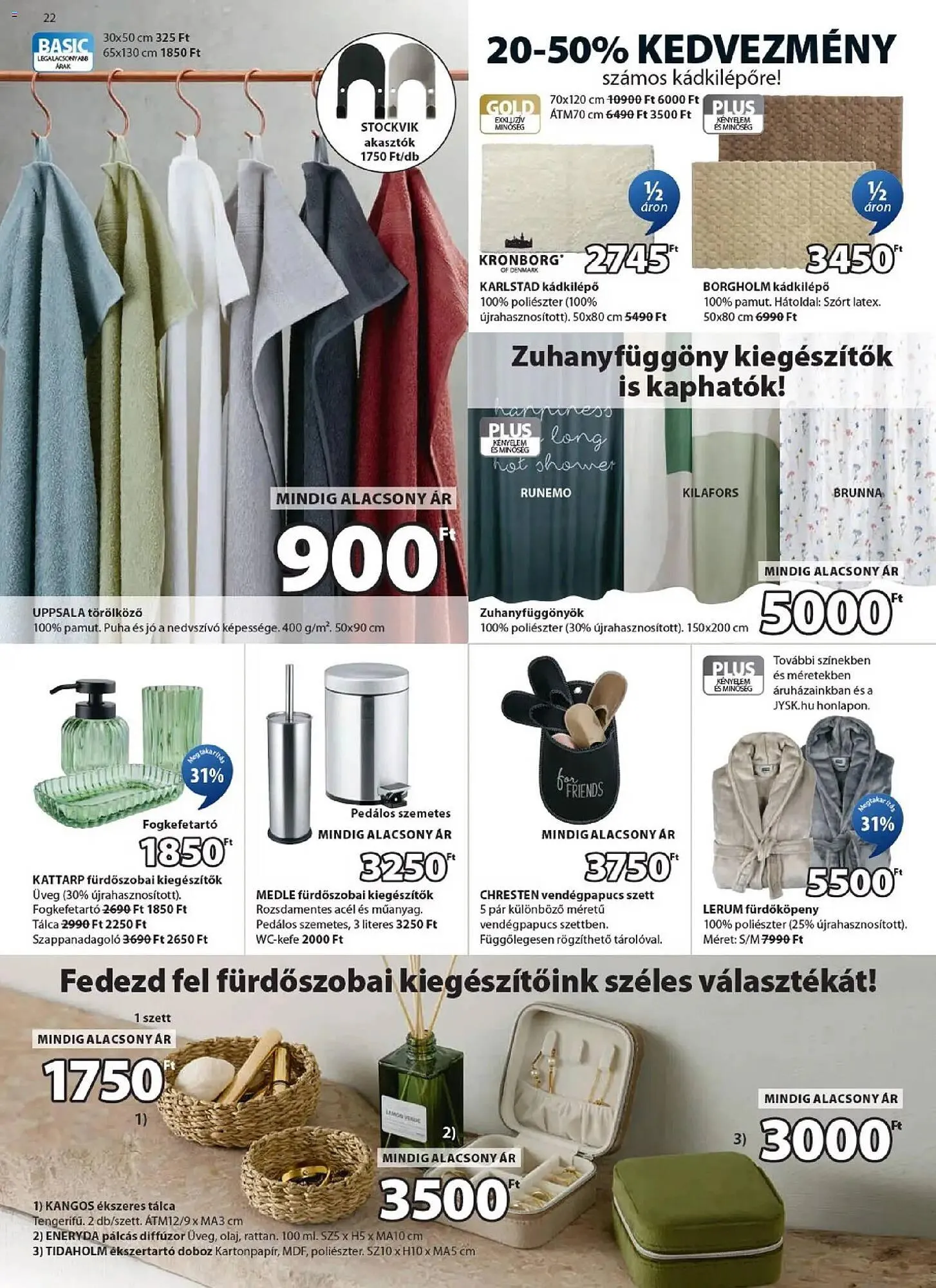 Katalógus JYSK akciós újság december 31.-tól február 1.-ig 2026. - Oldal 22