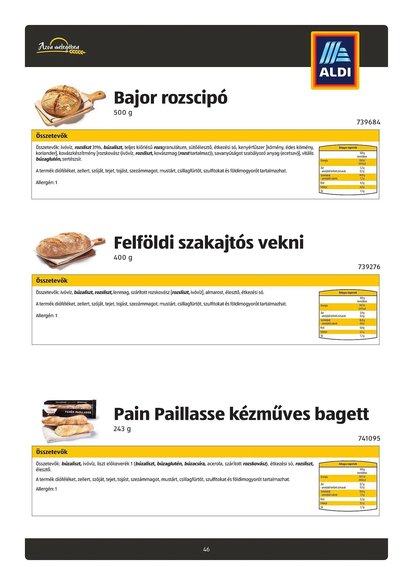 Katalógus ALDI akciós újság július 26.-tól november 18.-ig 2024. - Oldal 46