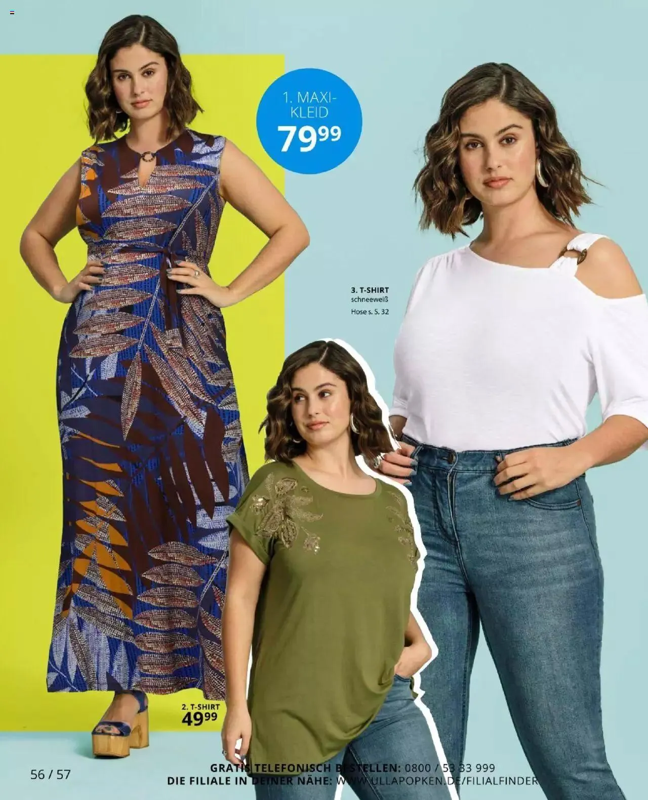 Katalógus Ulla Popken Akciós újság augusztus 1.-tól augusztus 31.-ig 2023. - Oldal 56