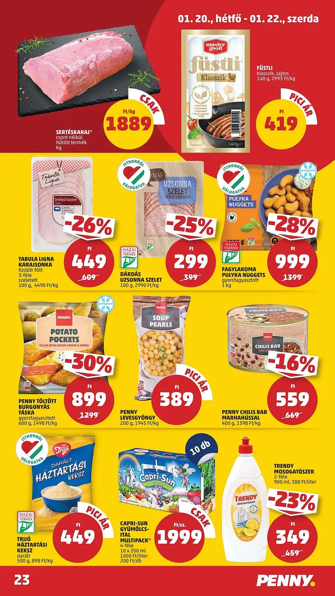 Katalógus PENNY akciós újság január 16.-tól január 22.-ig 2025. - Oldal 23