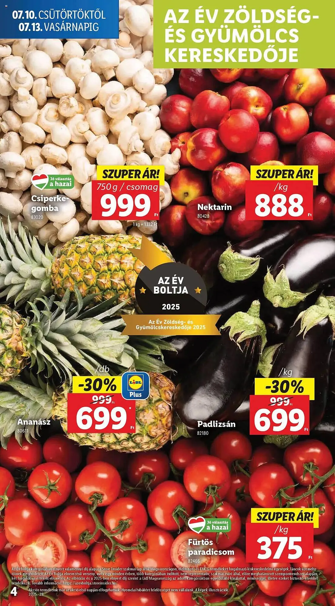 Katalógus Lidl akciós újság július 10.-tól július 16.-ig 2025. - Oldal 4