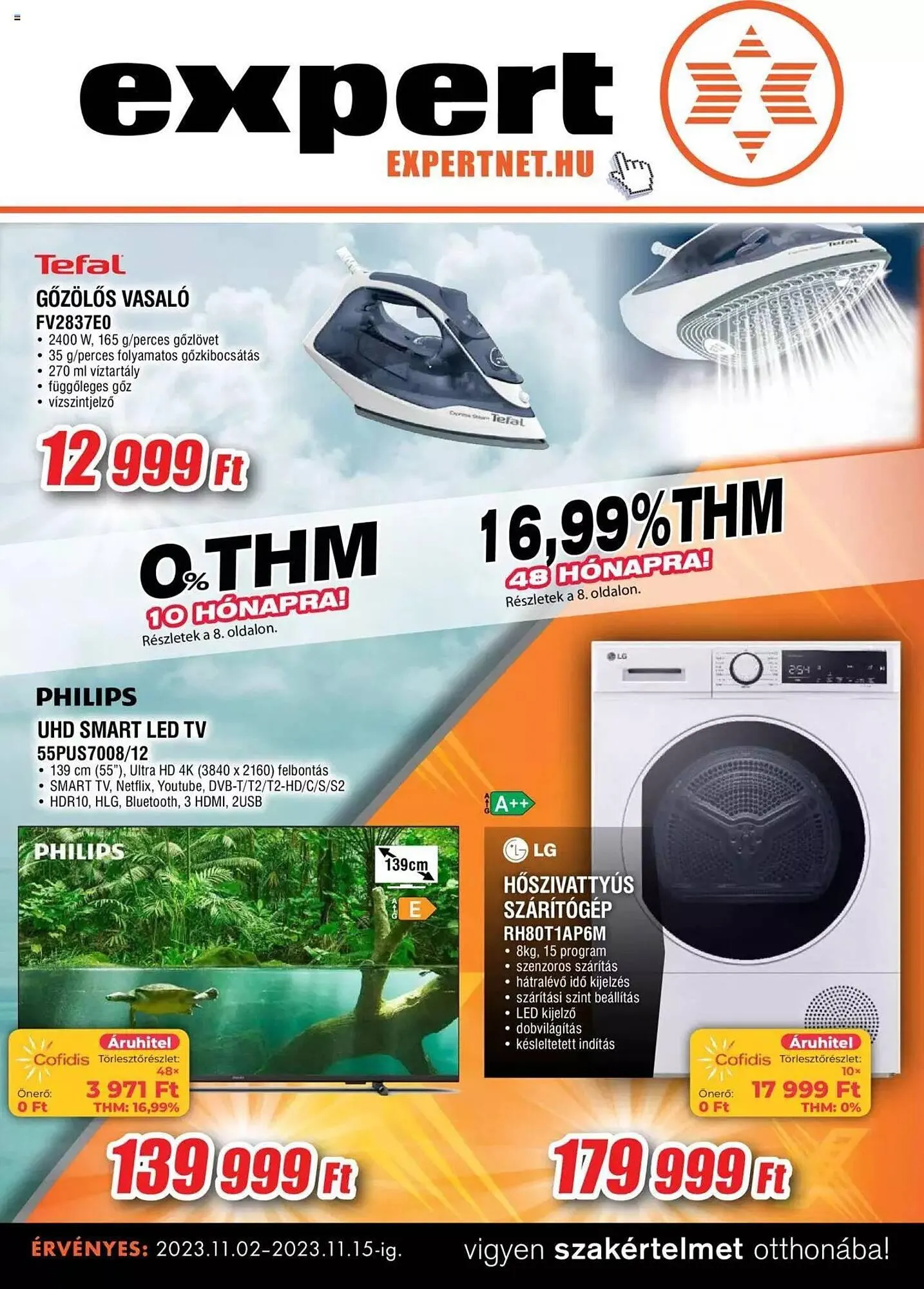 Katalógus Expert akciós újság november 2.-tól november 15.-ig 2023. - Oldal 1