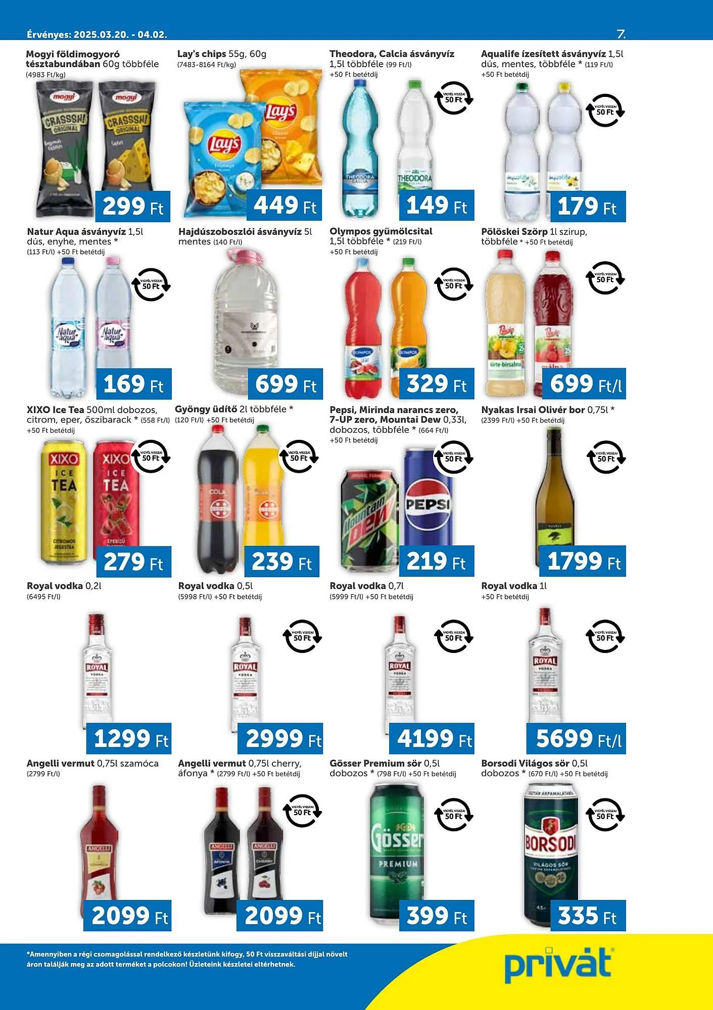 Katalógus PRIVÁT akciós újság március 20.-tól április 2.-ig 2025. - Oldal 7