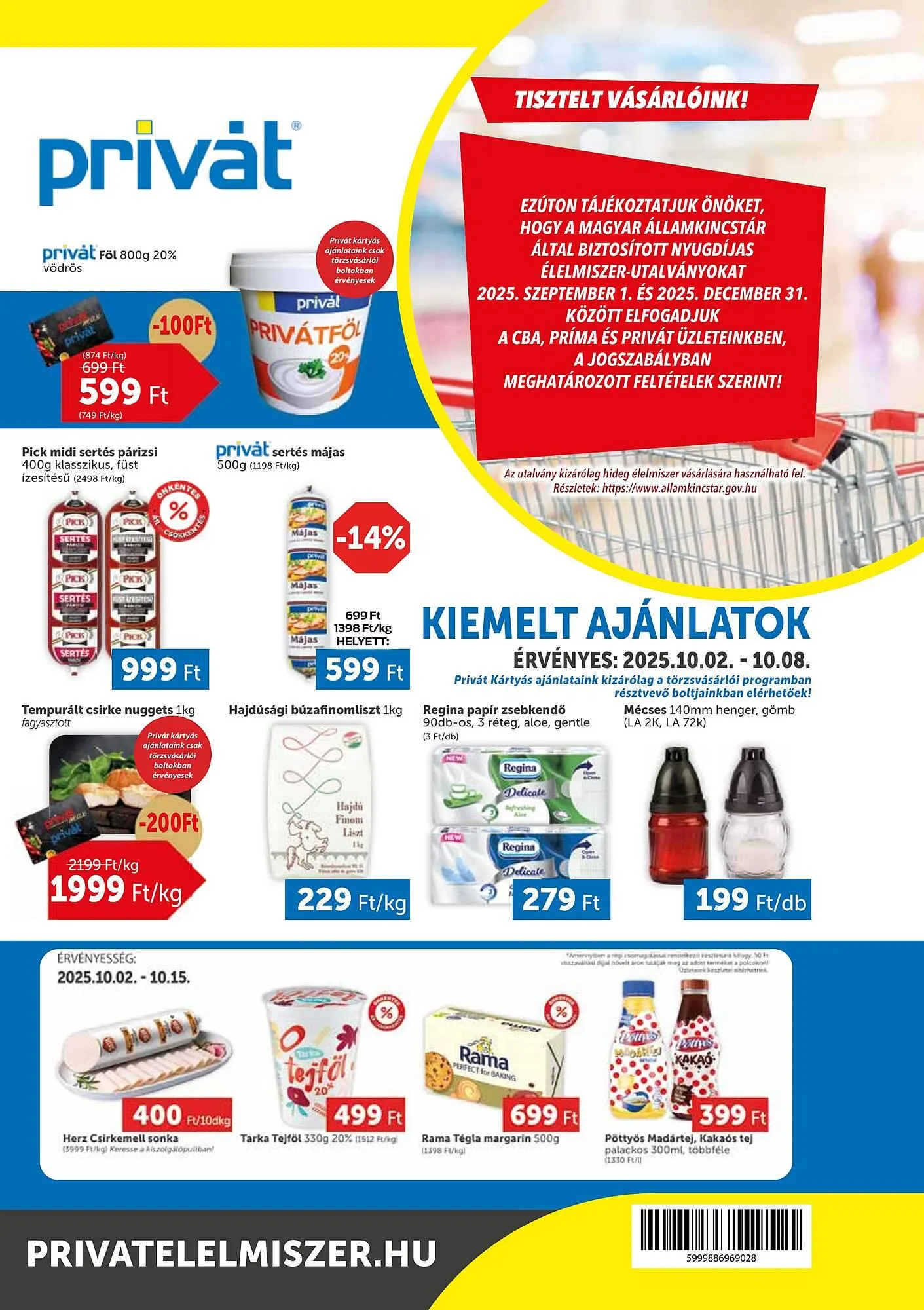 PRIVÁT akciós újság - 1