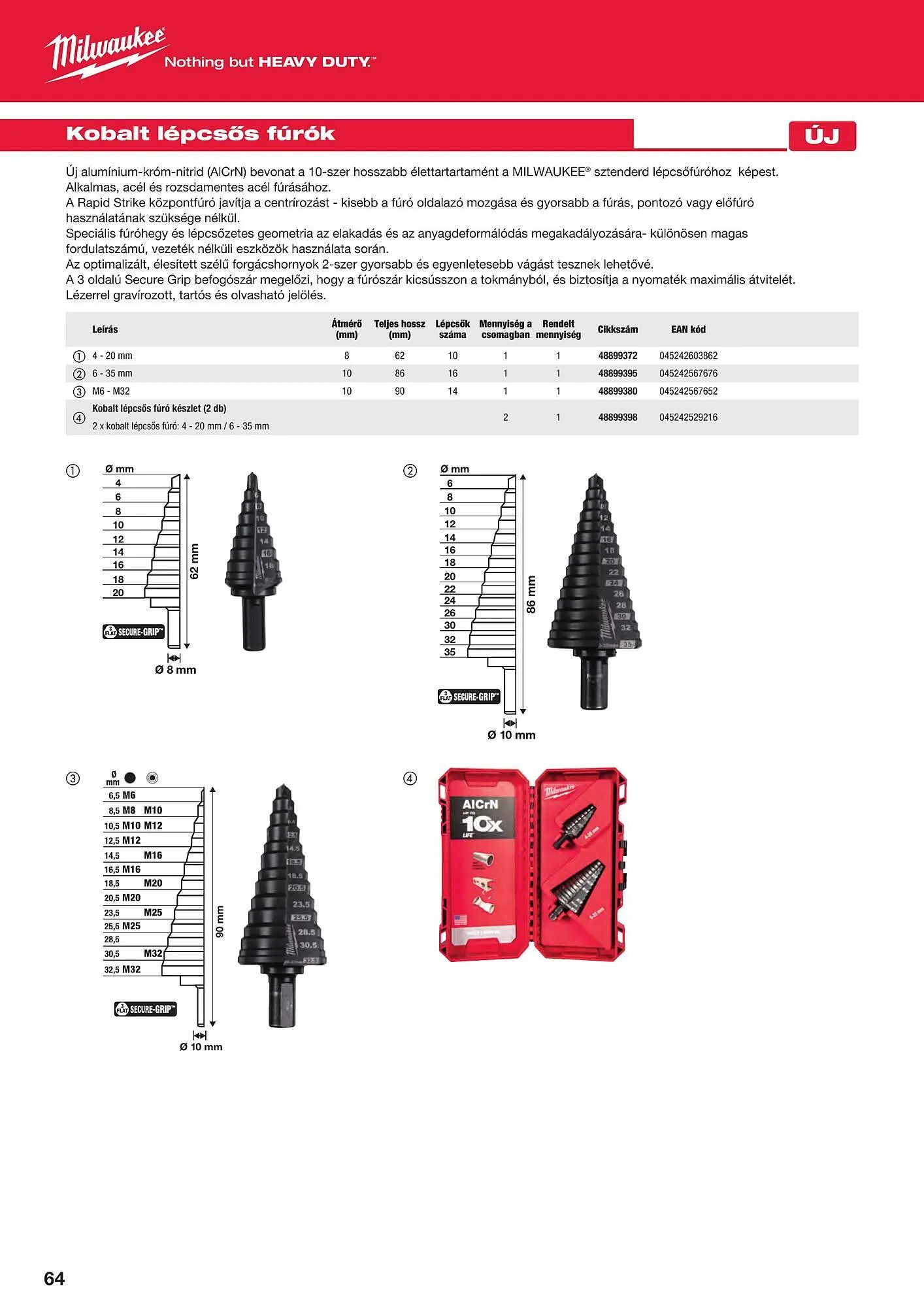 Katalógus Milwaukee akciós újság szeptember 16.-tól december 31.-ig 2025. - Oldal 64