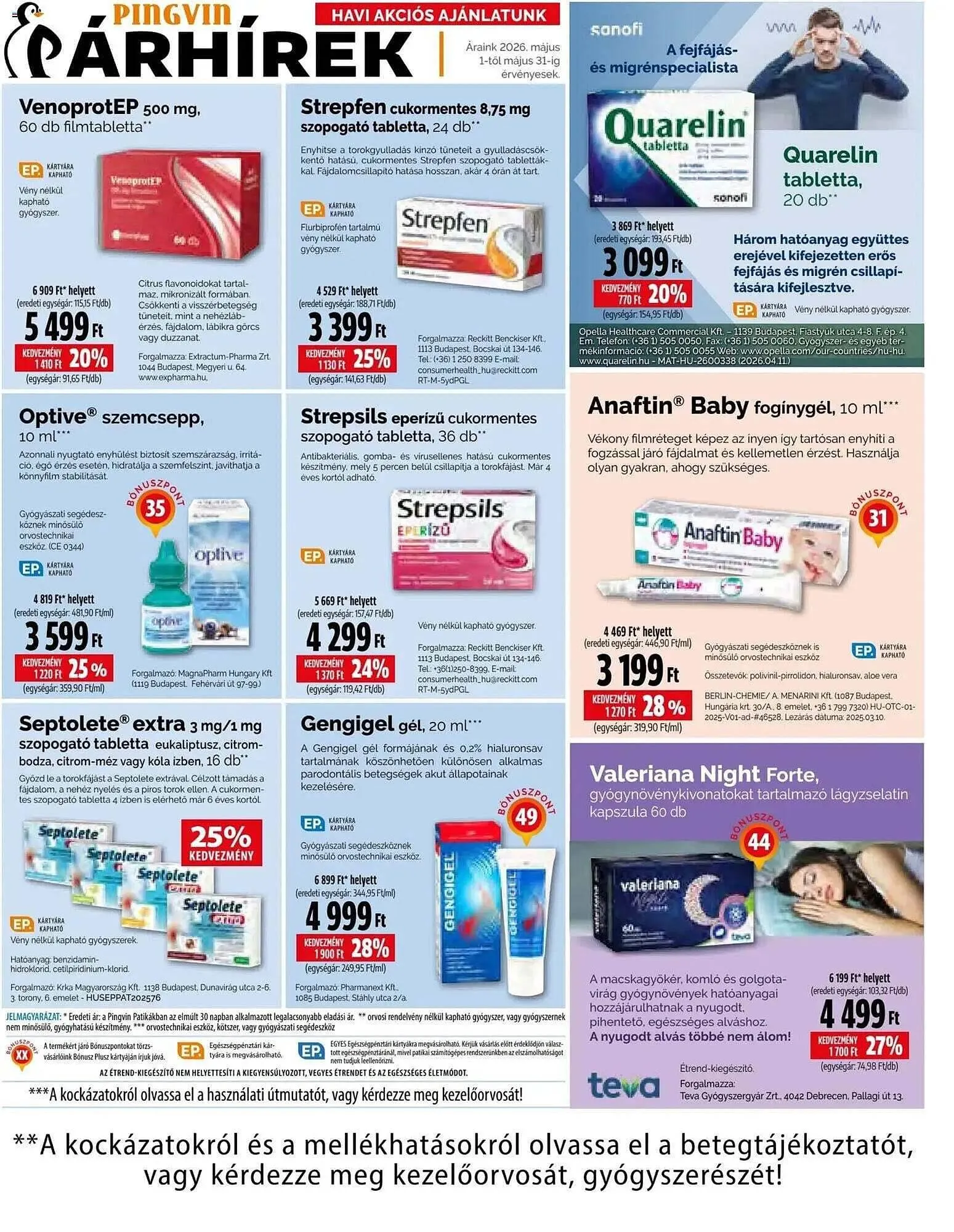 Katalógus Pingvin Patika akciós újság május 1.-tól május 31.-ig 2026. - Oldal 11