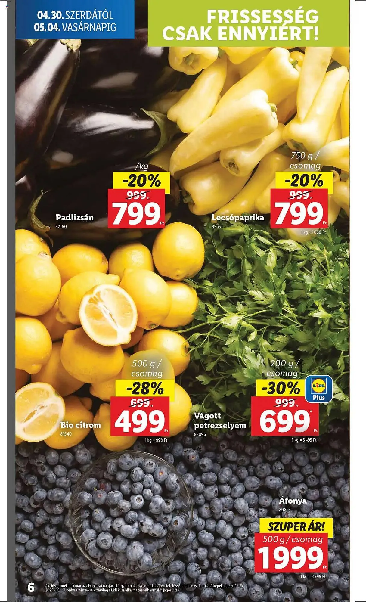 Katalógus Lidl akciós újság április 30.-tól május 7.-ig 2025. - Oldal 6