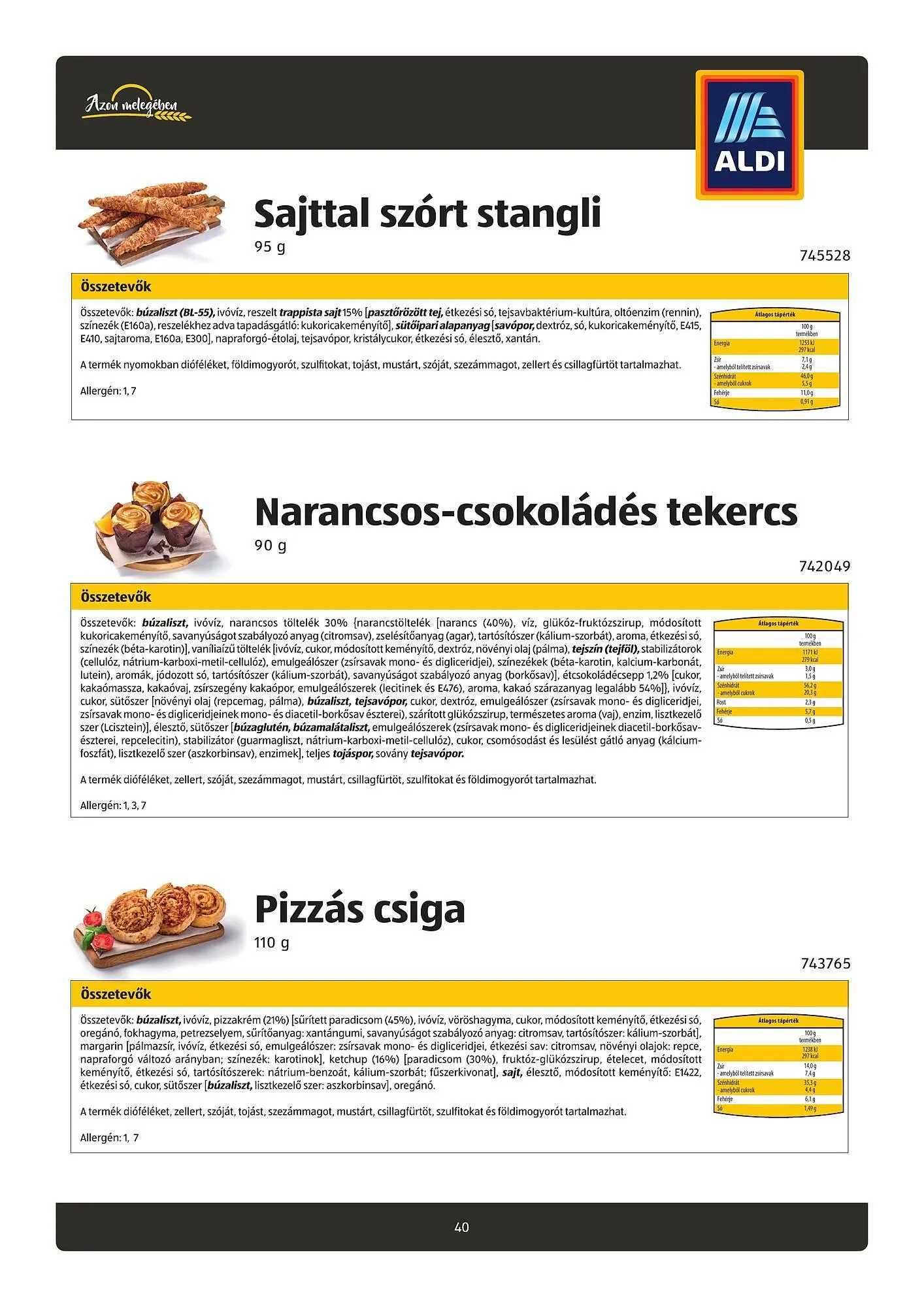 Katalógus ALDI akciós újság május 31.-tól július 4.-ig 2025. - Oldal 40