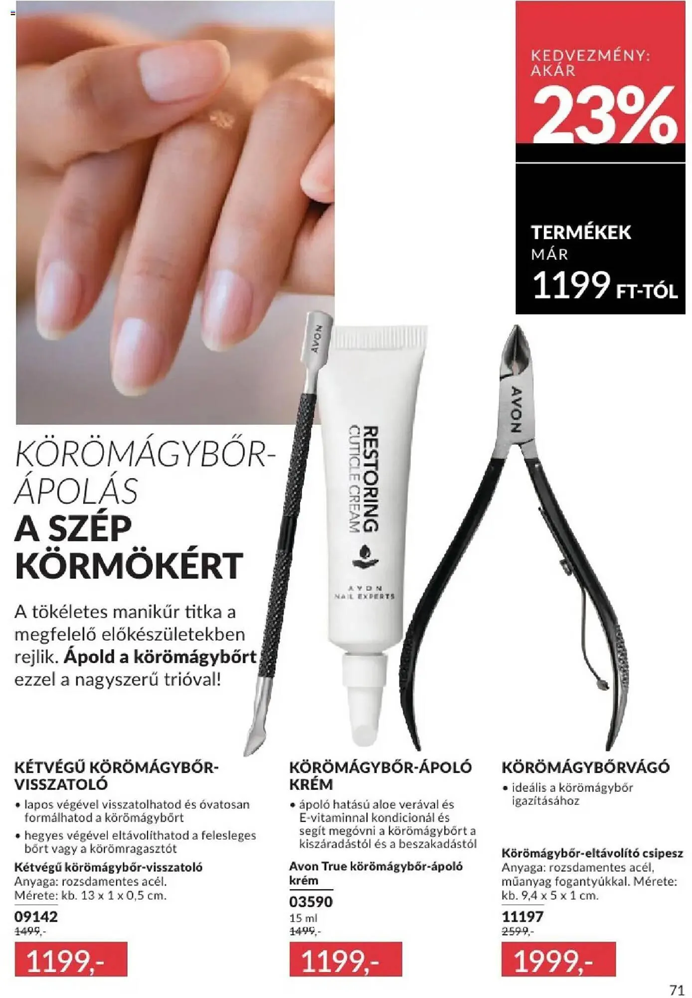 Katalógus AVON akciós újság augusztus 1.-tól augusztus 31.-ig 2025. - Oldal 71