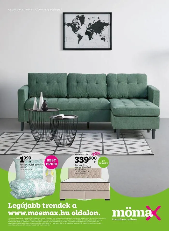 Katalógus Mömax akciós július 15.-tól július 28.-ig 2024. - Oldal 1