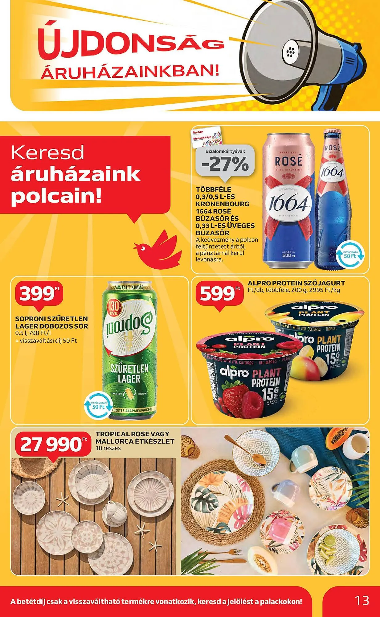 Katalógus Auchan akciós újság május 8.-tól május 14.-ig 2025. - Oldal 13
