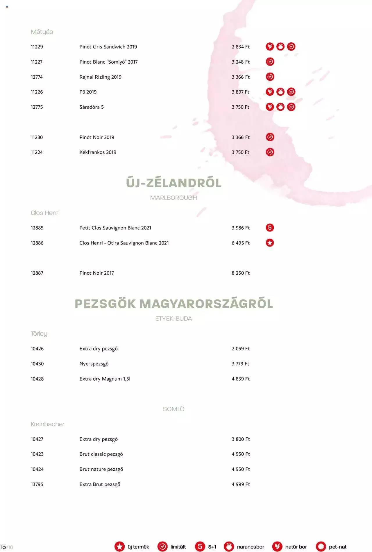 Katalógus Chef Market BOR & PEZSGŐ augusztus 11.-tól december 31.-ig 2023. - Oldal 15