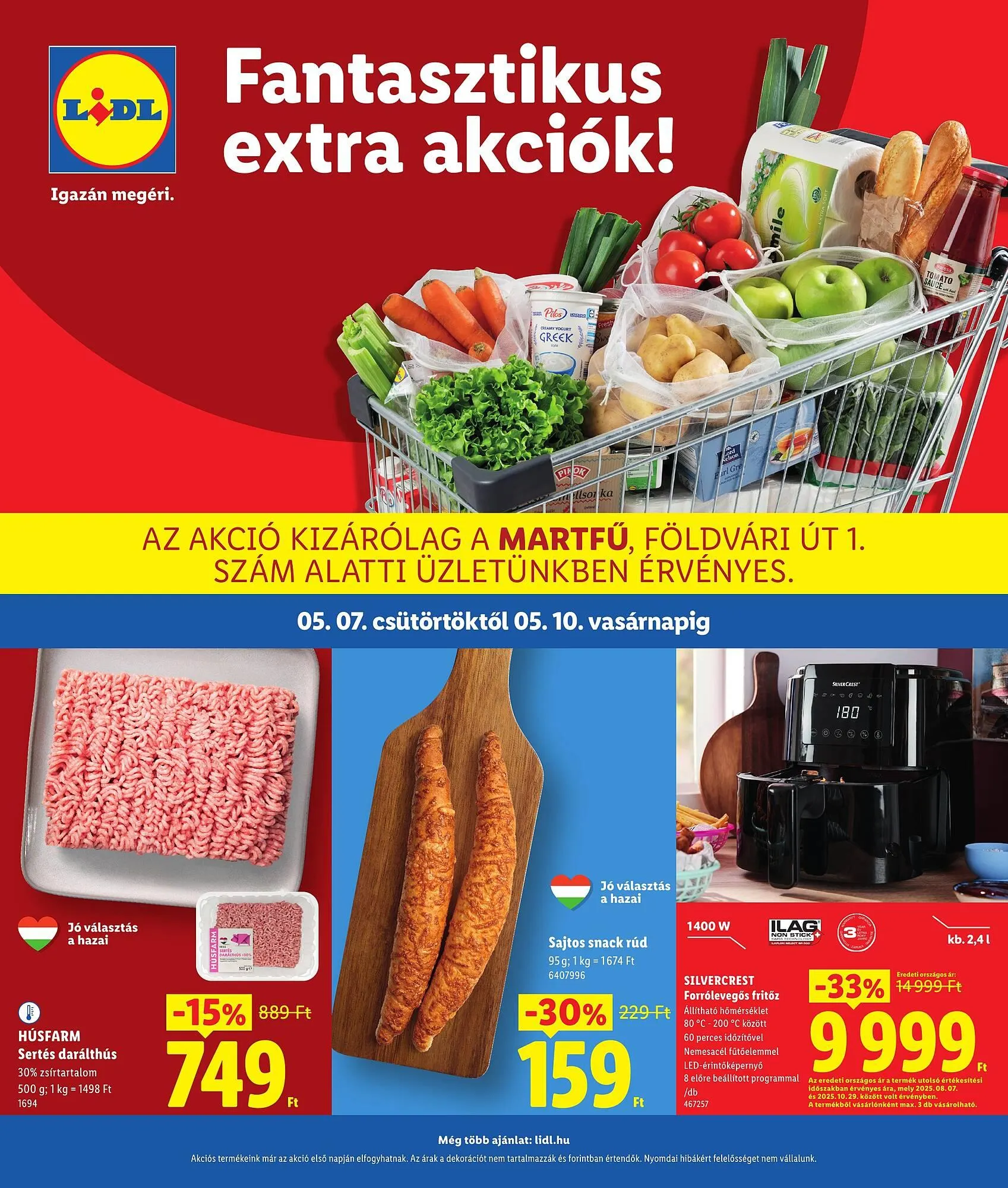 Katalógus Lidl akciós újság május 7.-tól május 10.-ig 2026. - Oldal 1