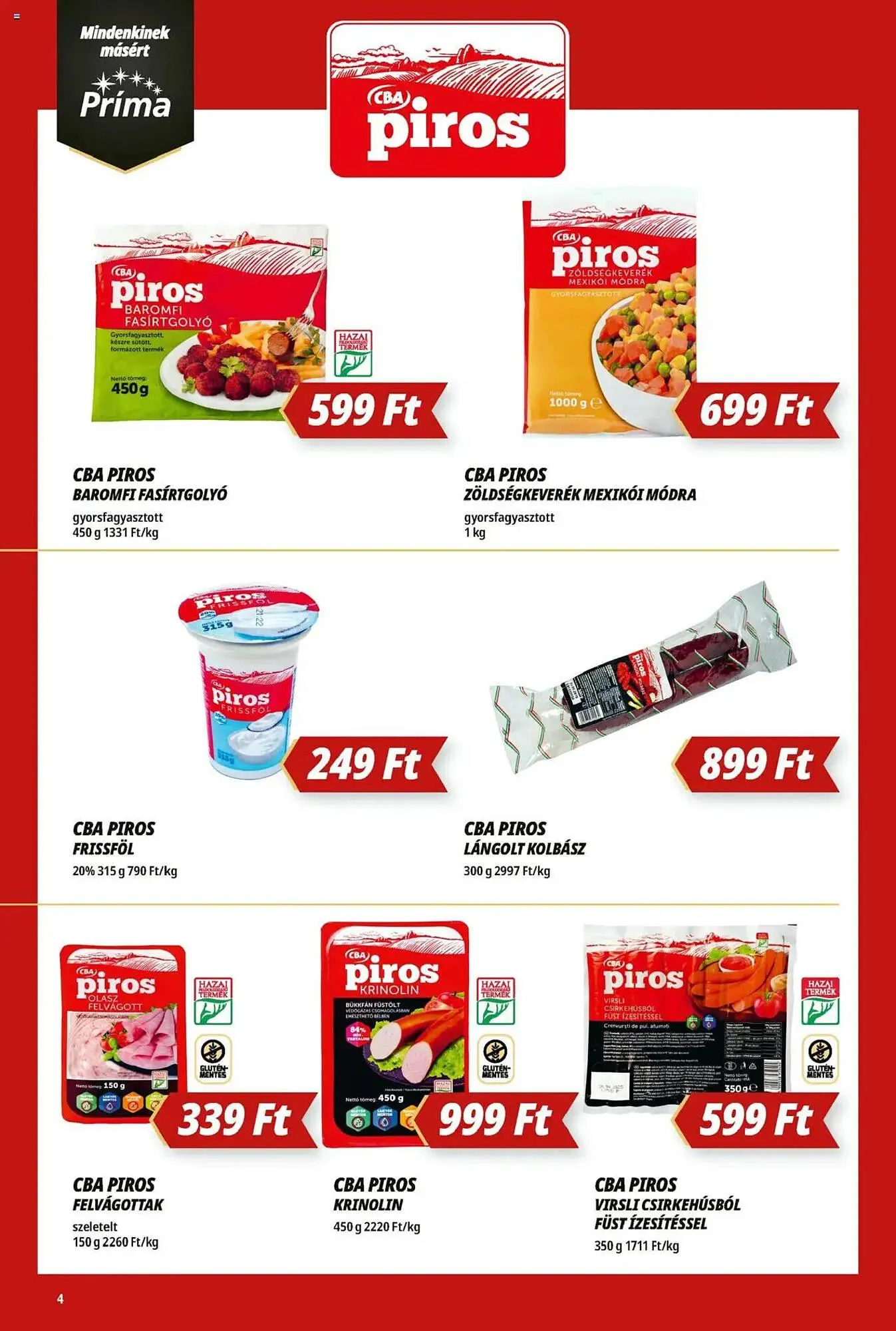 Katalógus Príma akciós újság július 17.-tól július 23.-ig 2025. - Oldal 4
