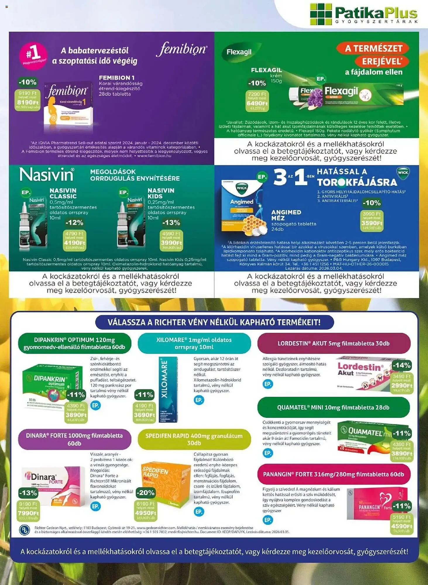 Katalógus PatikaPlus akciós újság április 1.-tól április 30.-ig 2026. - Oldal 5
