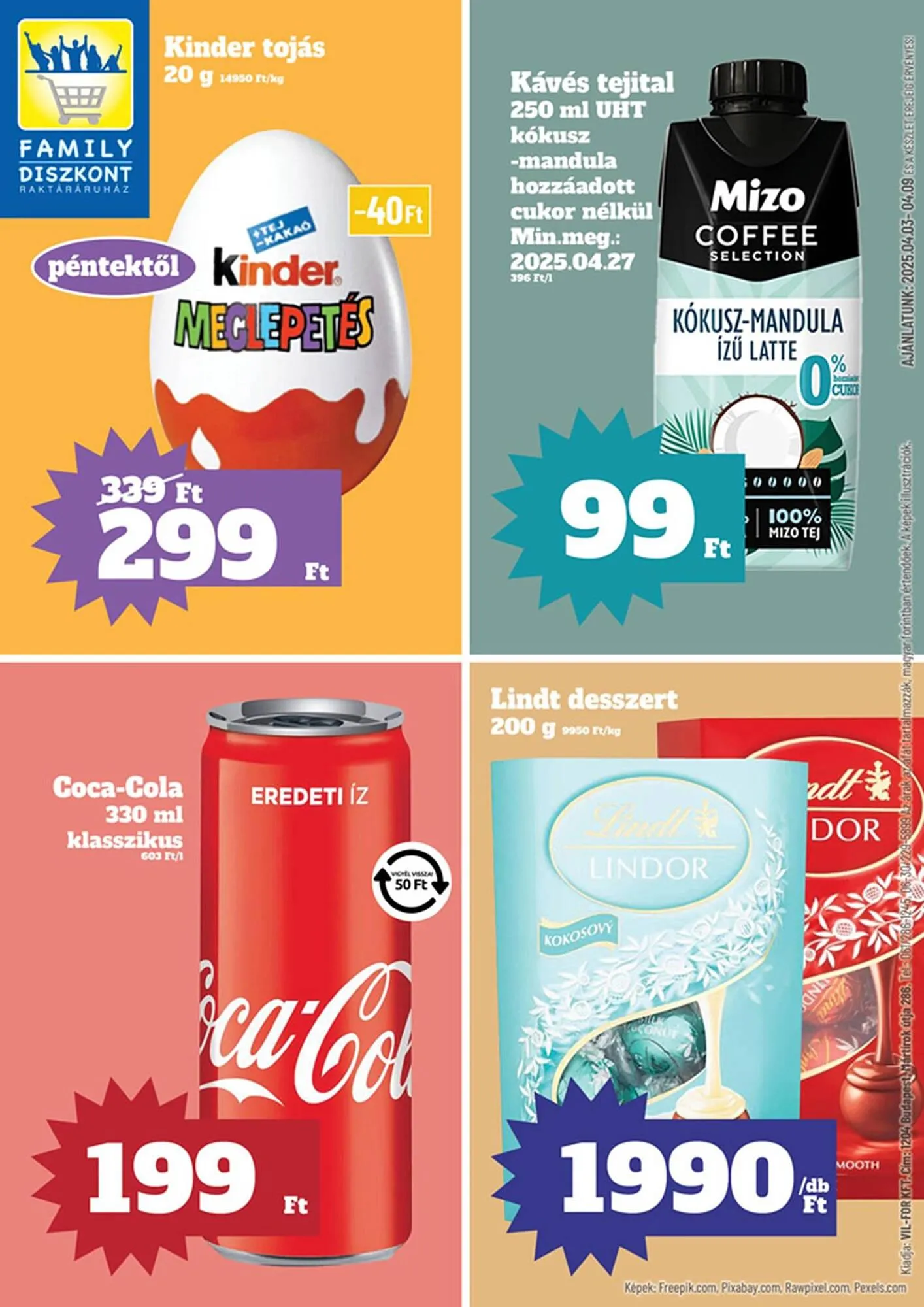 Katalógus Family Diszkont akciós újság április 3.-tól április 9.-ig 2025. - Oldal 1