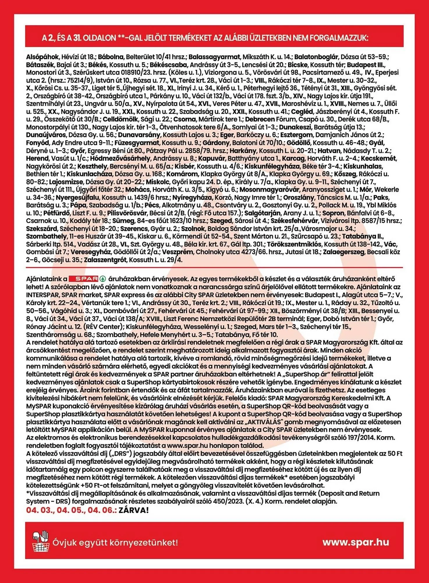 Katalógus Spar akciós újság március 26.-tól április 8.-ig 2026. - Oldal 33