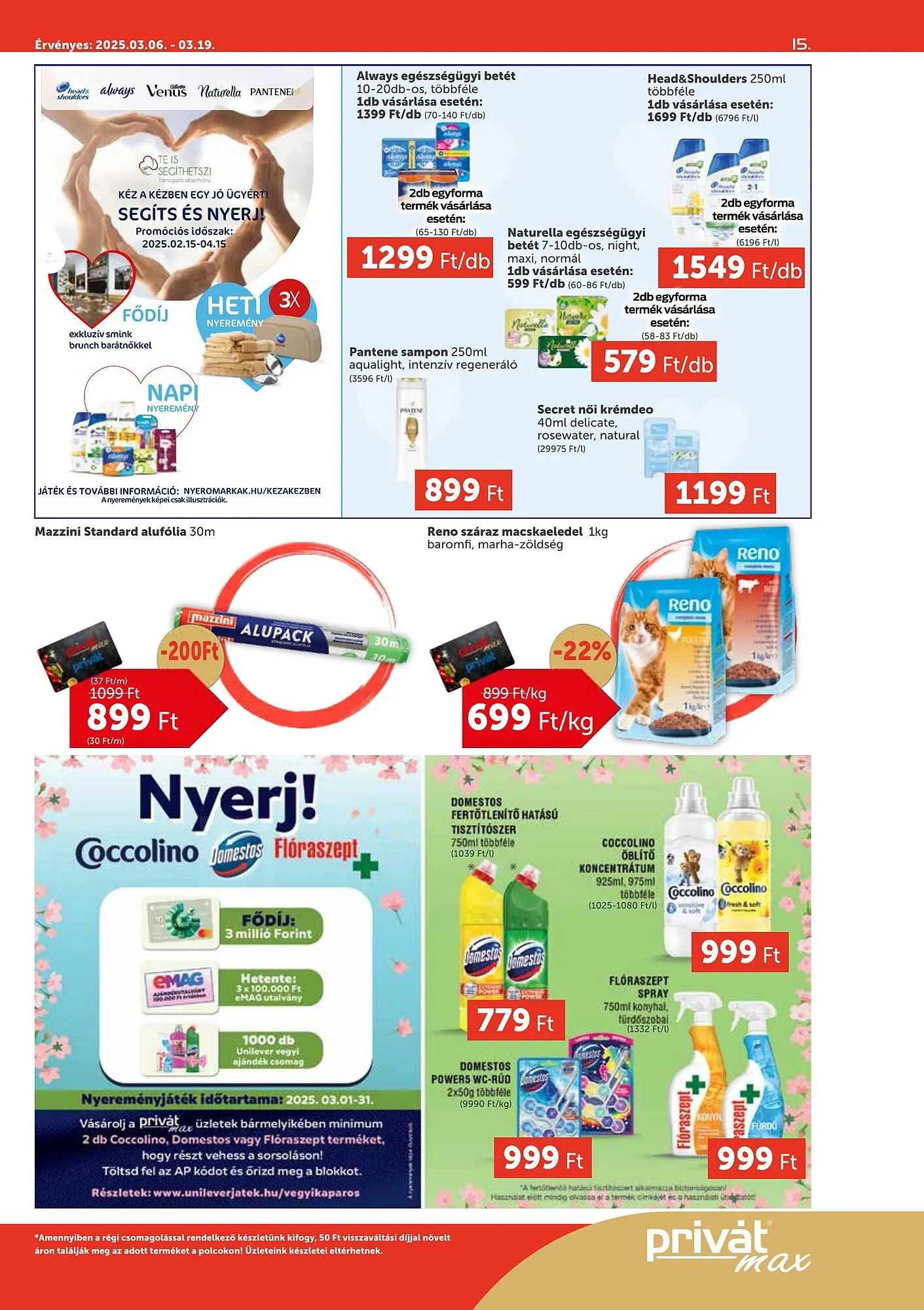Katalógus PRIVÁT akciós újság március 6.-tól március 19.-ig 2025. - Oldal 15
