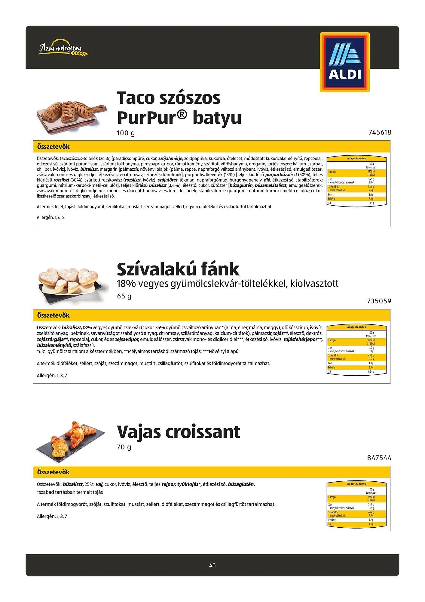 Katalógus ALDI akciós újság március 27.-tól április 21.-ig 2025. - Oldal 45