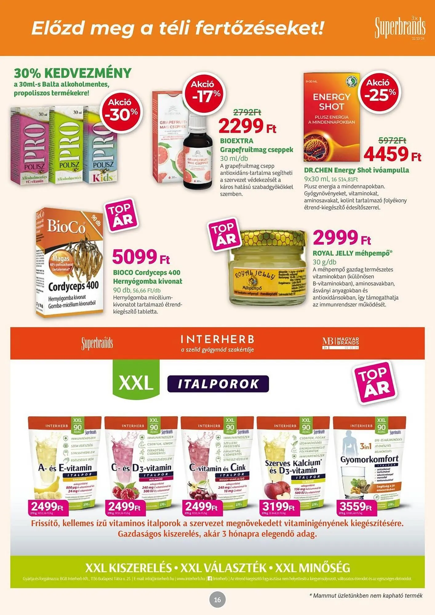 Katalógus Herbaház akciós újság december 1.-tól január 4.-ig 2026. - Oldal 16