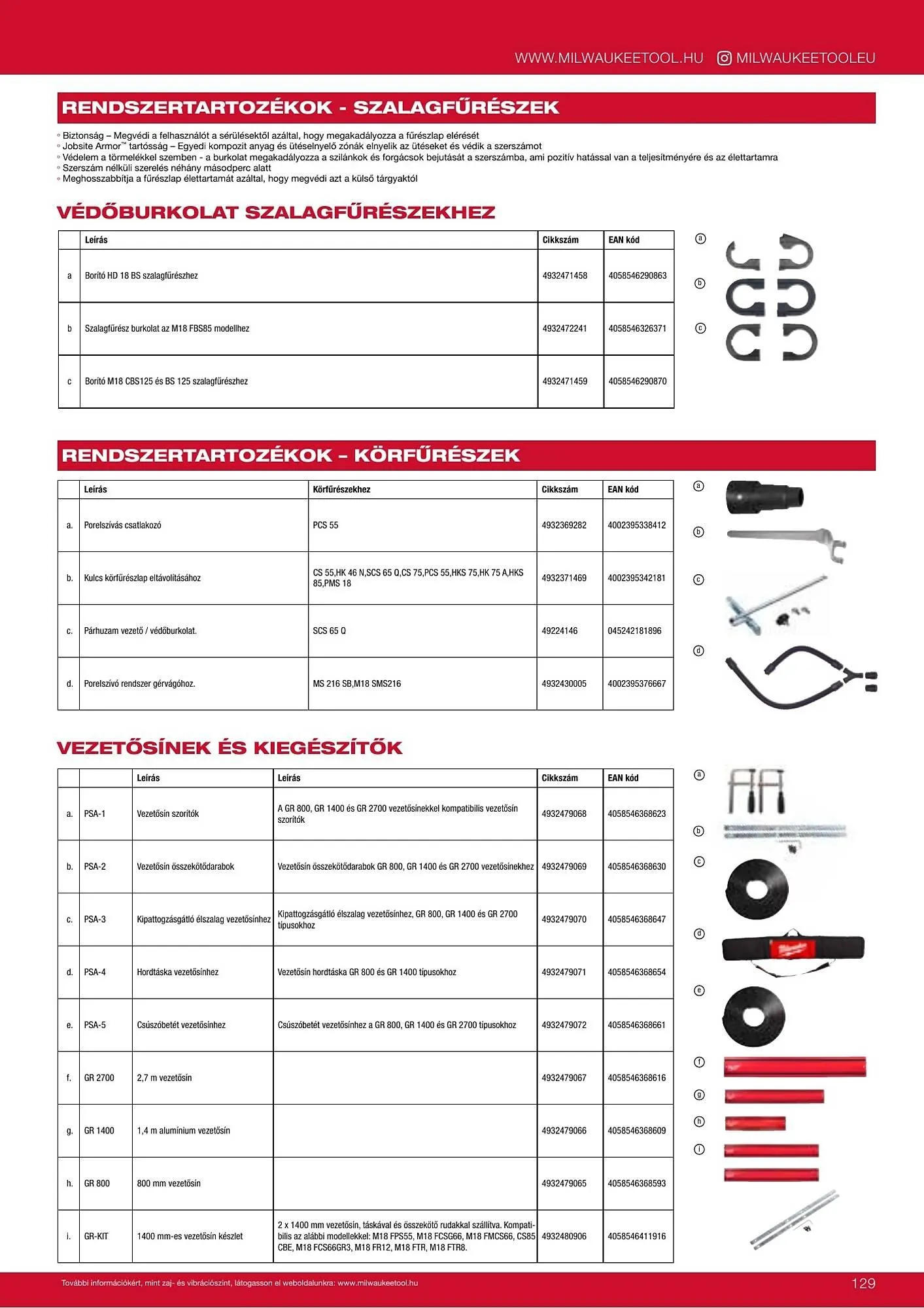 Katalógus Milwaukee akciós újság szeptember 16.-tól december 31.-ig 2026. - Oldal 129