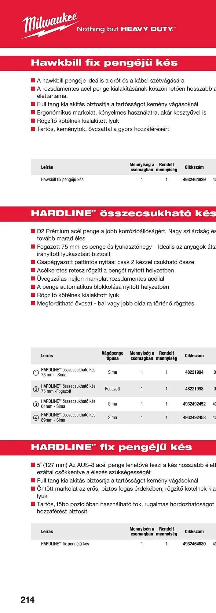 Katalógus Milwaukee akciós újság szeptember 16.-tól december 31.-ig 2025. - Oldal 426