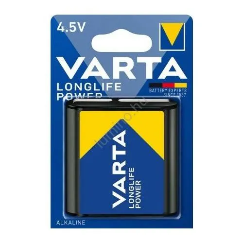 VARTA Longlife Power Tartós 4,5V Lapos elem B1