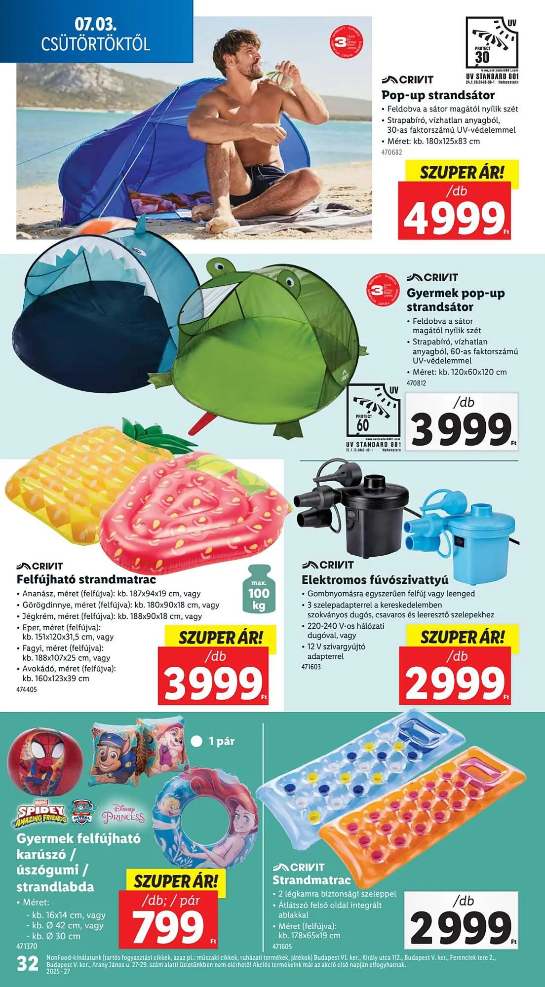 Katalógus Lidl akciós újság július 3.-tól július 9.-ig 2025. - Oldal 32